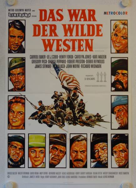 How the West was won re-release german movie poster